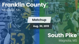 Matchup: Franklin County vs. South Pike  2019