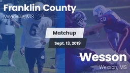 Matchup: Franklin County vs. Wesson  2019