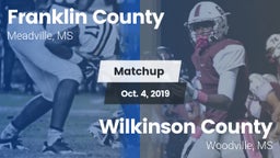Matchup: Franklin County vs. Wilkinson County  2019
