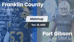 Matchup: Franklin County vs. Port Gibson  2019