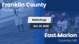 Matchup: Franklin County vs. East Marion  2020