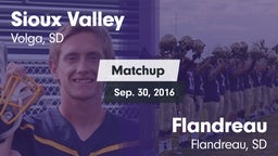 Matchup: Sioux Valley vs. Flandreau  2016