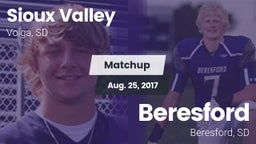 Matchup: Sioux Valley High Sc vs. Beresford  2017