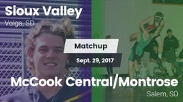 Matchup: Sioux Valley High Sc vs. McCook Central/Montrose  2017