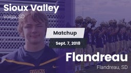 Matchup: Sioux Valley High Sc vs. Flandreau  2018