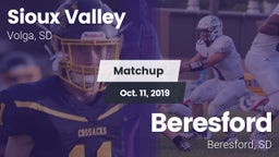 Matchup: Sioux Valley High Sc vs. Beresford  2019