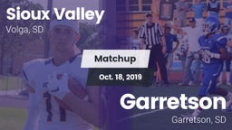 Matchup: Sioux Valley High Sc vs. Garretson  2019