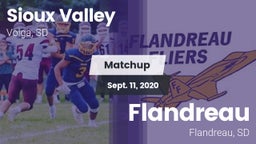 Matchup: Sioux Valley High Sc vs. Flandreau  2020