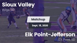 Matchup: Sioux Valley High Sc vs. Elk Point-Jefferson  2020