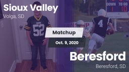 Matchup: Sioux Valley High Sc vs. Beresford  2020