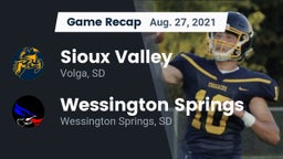 Recap: Sioux Valley  vs. Wessington Springs  2021