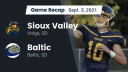 Recap: Sioux Valley  vs. Baltic  2021