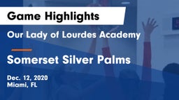 Our Lady of Lourdes Academy vs Somerset Silver Palms Game Highlights - Dec. 12, 2020