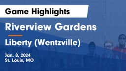 Riverview Gardens  vs Liberty (Wentzville)  Game Highlights - Jan. 8, 2024