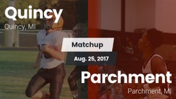Matchup: Quincy vs. Parchment  2017