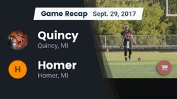 Recap: Quincy  vs. Homer  2017