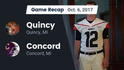 Recap: Quincy  vs. Concord  2017