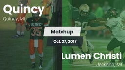 Matchup: Quincy vs. Lumen Christi  2017