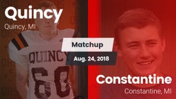 Matchup: Quincy vs. Constantine  2018