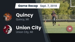 Recap: Quincy  vs. Union City  2018