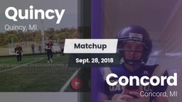Matchup: Quincy vs. Concord  2018