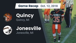 Recap: Quincy  vs. Jonesville  2018