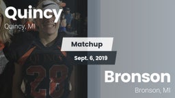 Matchup: Quincy vs. Bronson  2019