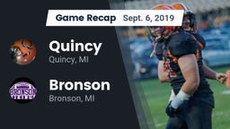 Recap: Quincy  vs. Bronson  2019