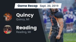 Recap: Quincy  vs. Reading  2019