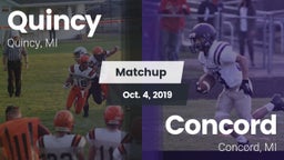 Matchup: Quincy vs. Concord  2019