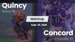 Matchup: Quincy vs. Concord  2020