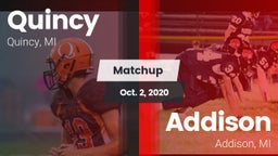 Matchup: Quincy vs. Addison  2020