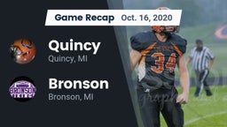 Recap: Quincy  vs. Bronson  2020