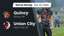 Recap: Quincy  vs. Union City  2020