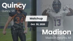 Matchup: Quincy vs. Madison 2020