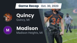 Recap: Quincy  vs. Madison 2020