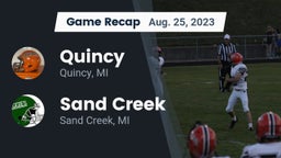 Recap: Quincy  vs. Sand Creek  2023