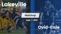 Matchup: Lakeville vs. Ovid-Elsie  2018