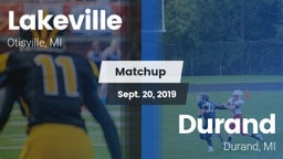 Matchup: Lakeville vs. Durand  2019