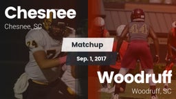 Matchup: Chesnee vs. Woodruff  2017