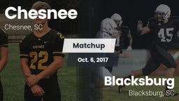 Matchup: Chesnee vs. Blacksburg  2017