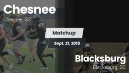 Matchup: Chesnee vs. Blacksburg  2018
