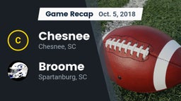 Recap: Chesnee  vs. Broome  2018