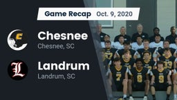 Recap: Chesnee  vs. Landrum  2020