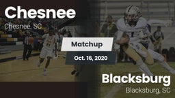 Matchup: Chesnee vs. Blacksburg  2020