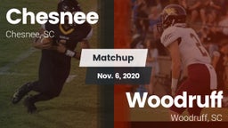 Matchup: Chesnee vs. Woodruff  2020