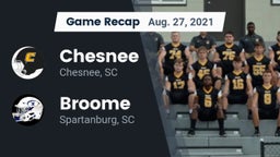 Recap: Chesnee  vs. Broome  2021