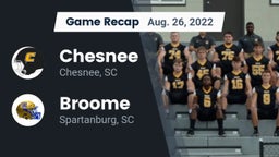 Recap: Chesnee  vs. Broome  2022