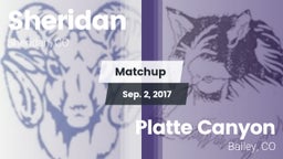 Matchup: Sheridan vs. Platte Canyon  2017