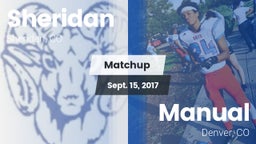 Matchup: Sheridan vs. Manual  2017